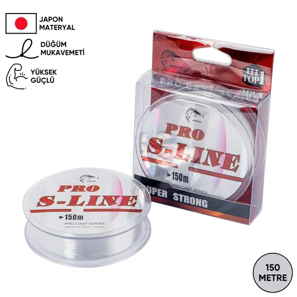Hayalet Olta Misinası - Japon Materyal - 150 Metre - Pro S-Line - 0,18mm ürün görseli 1
