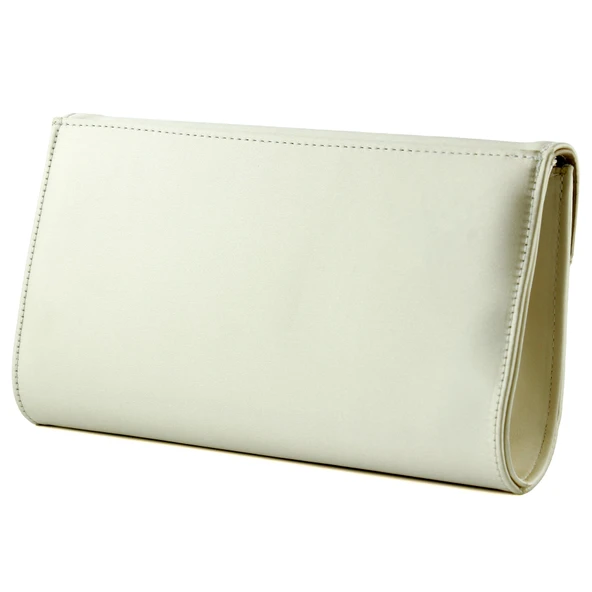 Erkan Saçmacı Ten Saten Zincir Askılı Manyetik Kapaklı İç Cepli Zarif Abiye El Çantası - 2