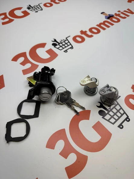 Kapı Kilit Şifre Takım 3 Lü Renault R19 - 1