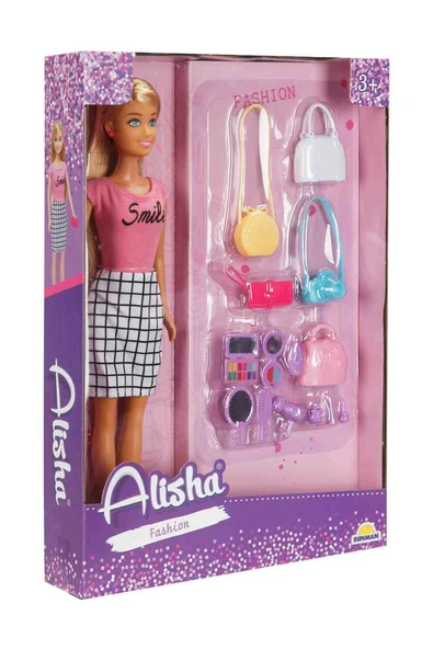 Alisha Fashion Aksesuarlı Bebek Seti ile Şıklık Oyuna Dönüşüyor! - 5