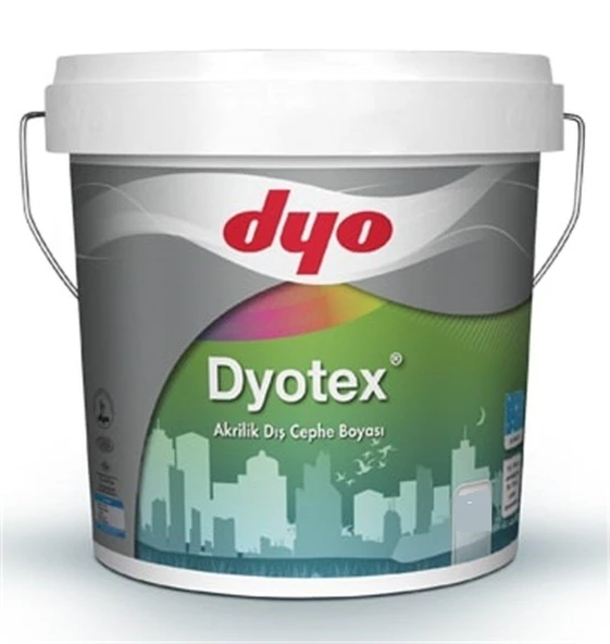 DYO DYOTEX DIŞ CEPHE BOYASI 2,5LT BEYAZ