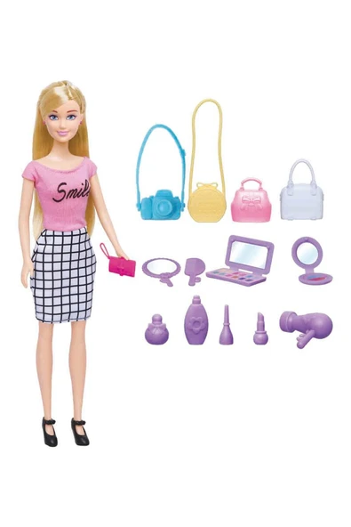 Alisha Fashion Aksesuarlı Bebek Seti ile Şıklık Oyuna Dönüşüyor! - 4