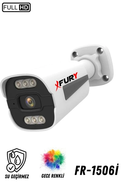 FURY 16 Kameralı Ip Güvenlik Kamerası Seti 4mp Gece Renkli Su Geçirmez 1506 250GB - Resim 4