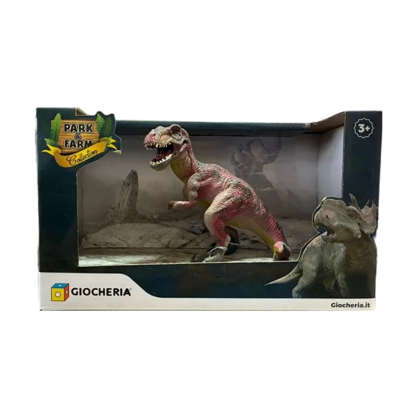 Park & Farm Serisi 14 cm Dinazor Figürü T-Rex | 3 Yaş ve Üzeri Çocuklar İçin Dinozor Oyuncağı - Resim 2