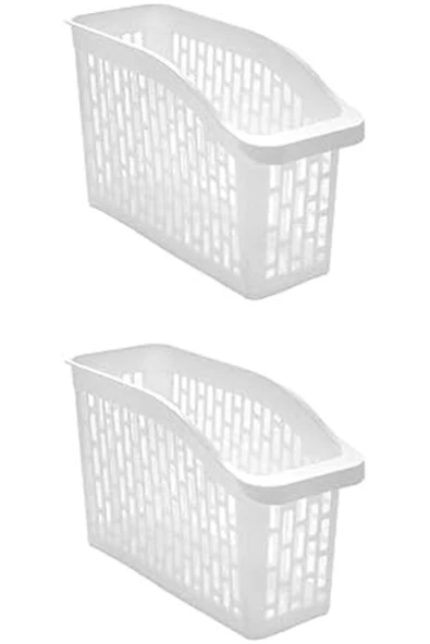 Porsima Org-22  Çok Amaçlı Buzdolabı İçi Düzenleyici Sebze Meyve Organizer Sepet  ( 2 adet) - Resim 4