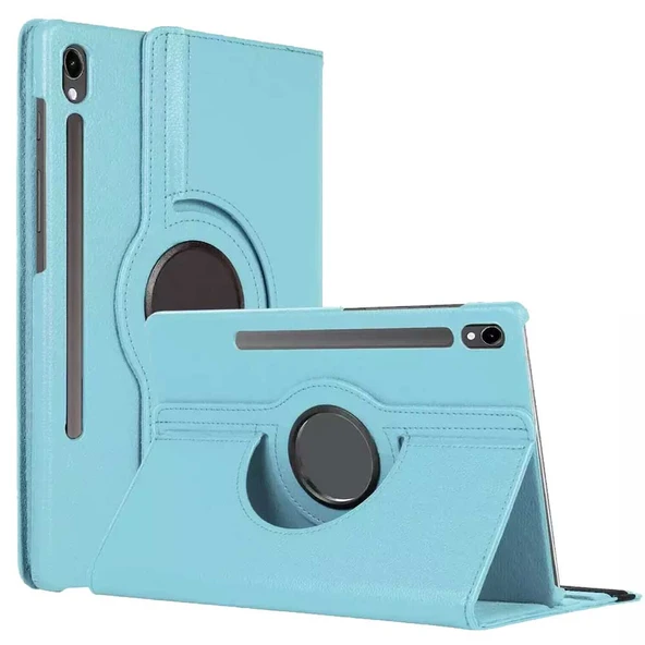 Samsung Galaxy Tab S9 FE Uyumlu SM X510 10.9 inç Döner Standlı Tablet Kılıfı - Resim 5