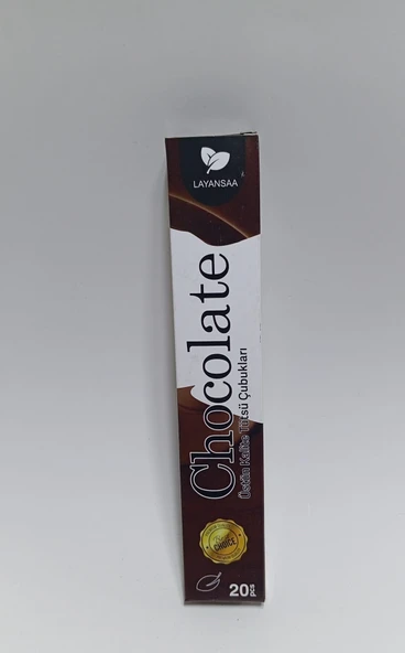 Tedi Sanat Çubuk Tütsü Çikolata 20 Adet (1 Paket) Layansaa