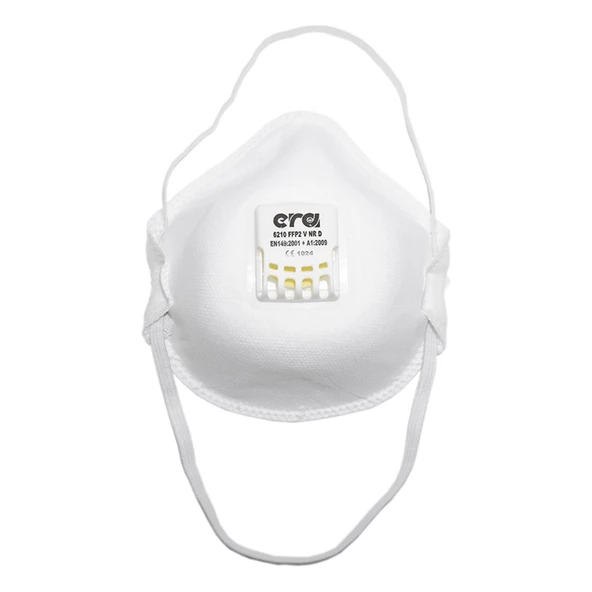 Era 6210 FFP2 Konik Ventilli Toz Maskesi (15 Adet)