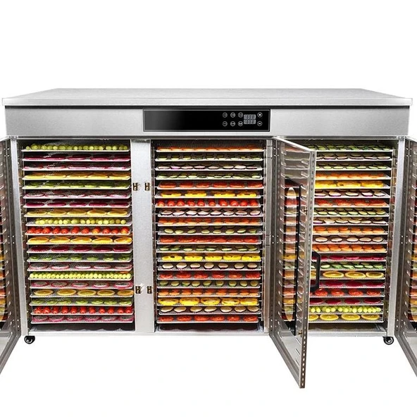 Dalle LT-021 Dijital, Paslanmaz Çelik Gıda ve Meyve Kurutma Makinesi 60 Katmanlı - Resim 3