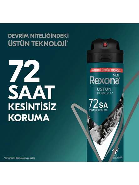 Rexona Men Erkek Sprey Deodorant Kömür Detox 72 Saat Kesintisiz Üstün Koruma 150 ml - 3