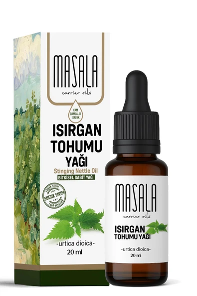 Isırgan Tohumu Yağı 20 ml – Soğuk Pres – %100 Saf ve Doğal – Urtica Dioica Seed Oil ürün görseli
