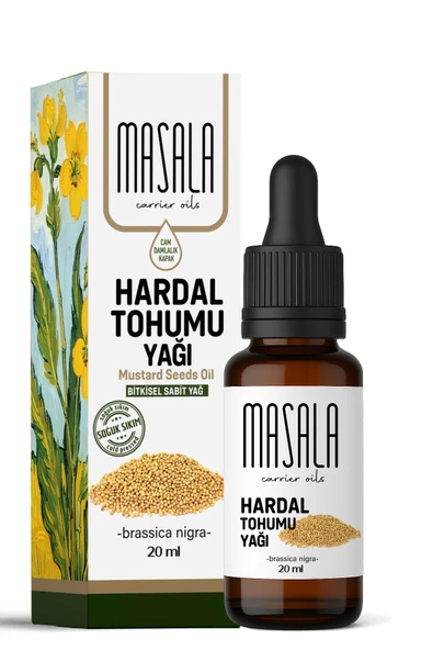 Hardal Tohumu Yağı 20 ml – Soğuk Pres – %100 Saf ve Doğal ürün görseli