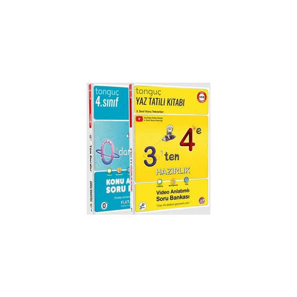 Tonguç 3'ten 4'e Hazırlık Seti ürün görseli 1