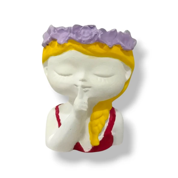 Çiçekli Kız Obje, ürün görseli 1