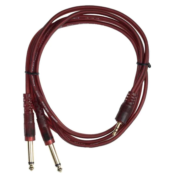 TUNEX 3,5 Mm St 2X6,3 Mm Mono ERKek 1,5 Mt Slikonl MR-600 ürün görseli 1