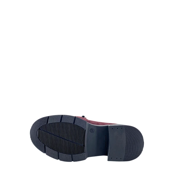 Disparita 257003 Hakiki Deri Loafer Kadın Ayakkabı Tokalı Fırfırlı - 7