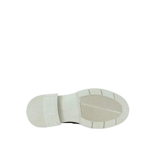 Disparita 257003 Hakiki Deri Loafer Kadın Ayakkabı Tokalı Fırfırlı - Resim 11