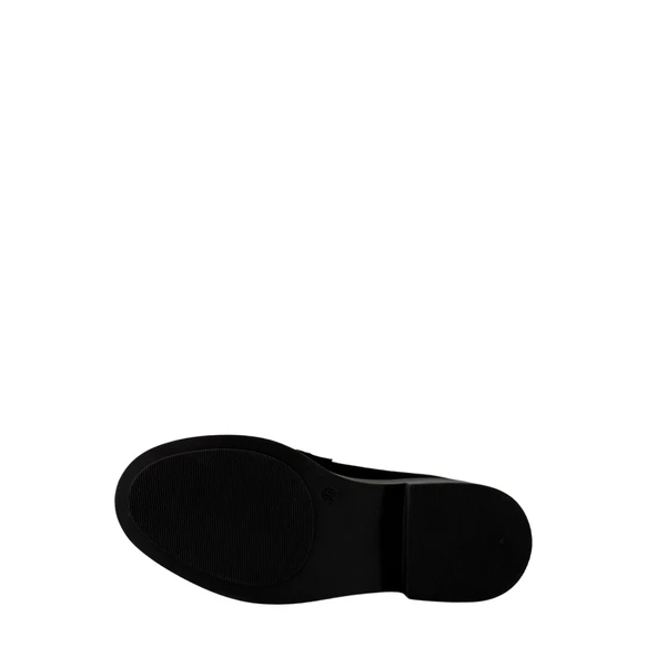 Disparita 257002 Hakiki Deri Loafer Kadın Ayakkabı Metal Tokalı - 11