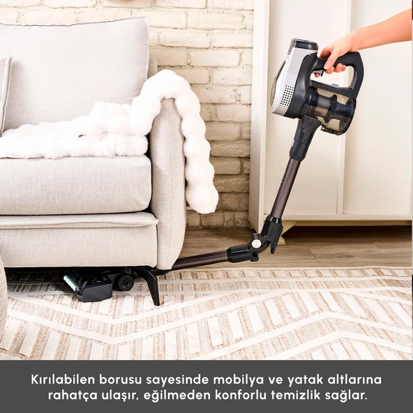 Karaca Vantuz Power Up Max Dikey Süpürge Silver - 6