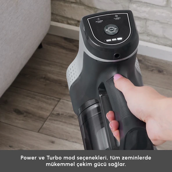 Karaca Vantuz Power Up Max Dikey Süpürge Silver - 8