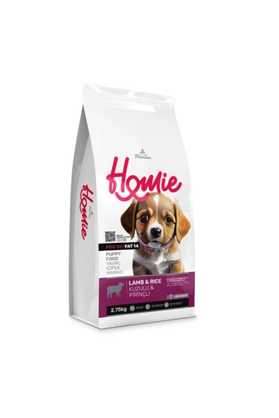 Homie Düşük Tahıllı Kuzulu ve Pirinçli Yavru Köpek Maması 2,75 Kg ürün görseli