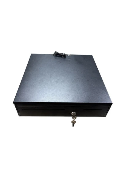 YAZARKASA BAĞLANTILI PARA ÇEKMECESİ-MANÜEL AÇILABİLEN-5 BÖLÜMLÜ-GİZLİ BÖLMELİ-40,5x42x11cm - 2