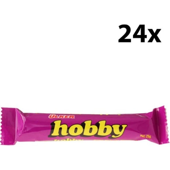 Ülker Hobby Fındıklı Çikolata 25 Gr - 24lü