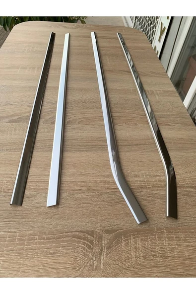 Tofaş Cam Çıtası Krom Doğan Şahin 4 Parça Kalıplı Yeni Model Paslanmaz Çelik - Resim 2