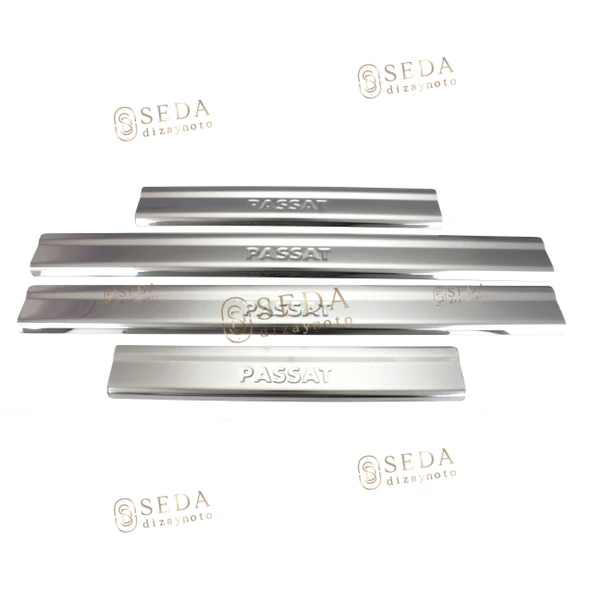 VW Passat B6 (3c) SD 2005 > 2015 Kapı Eşiği 4 Prç. P. Çelik - Resim 2