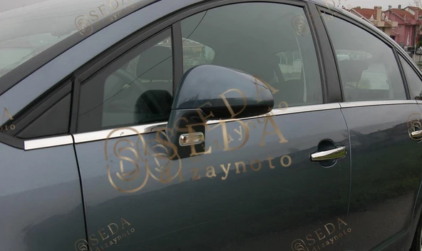 Citroen C4 HB 2005 > 2010 Cam Çıtası 8 Prç. P. Çelik - Resim 5