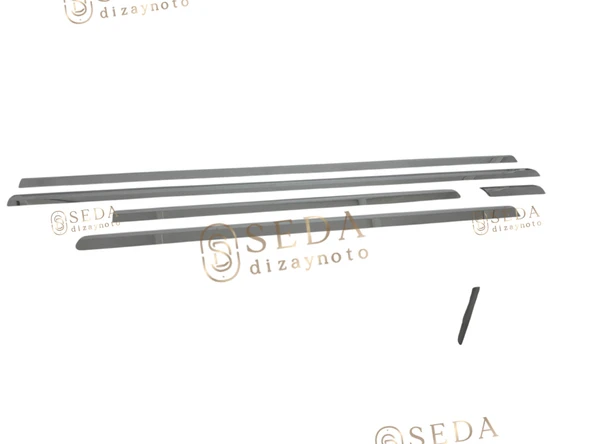 VW T5 Transporter Van 2003 > Yan Kapı Çıtası 5 Prç. P. Çelik - Kısa Şase - Resim 3