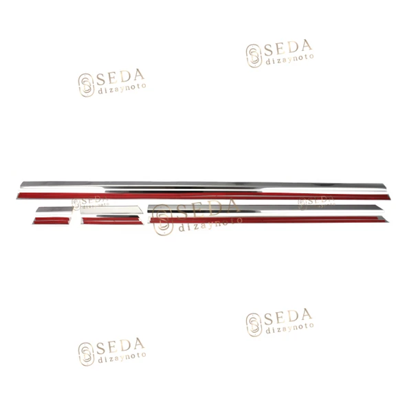 VW Passat B8.5 SD 2019 > Yan Kapı Alt Çıtası 8 Prç. P. Çelik - Resim 3