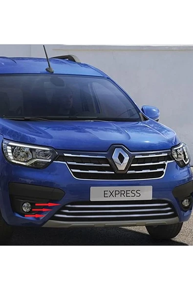 Express Ön Tampon Çıtası Krom 3 Parça 2021+ Paslanmaz Çelik ürün görseli