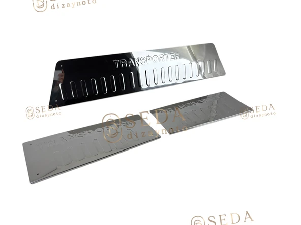 VW T5 Transporter Van 2003 > Kapı Eşiği 3 Prç. P. Çelik - Resim 2