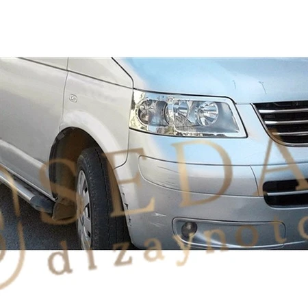 VW T5 Transporter Van 2003 > 2010 Far Çerçevesi 2 Prç. P. Çelik - Resim 4