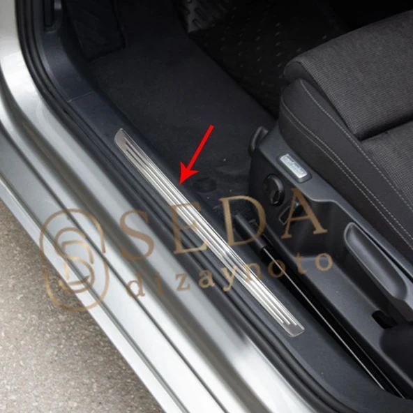 VW Passat B6 (3c) SD 2005 > 2015 İç Eşik 4 Prç. P. Çelik - Resim 4