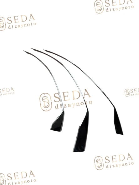 VW T6.1 Transporter  Van 2020 > Ön Panjur Alt Çıtası 3 Prç.P. Çelik - Resim 2