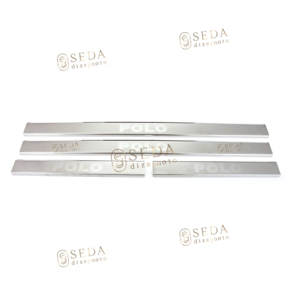 VW Polo 6 HB 2017 > Kapı Eşiği 4 Prç. P. Çelik ürün görseli