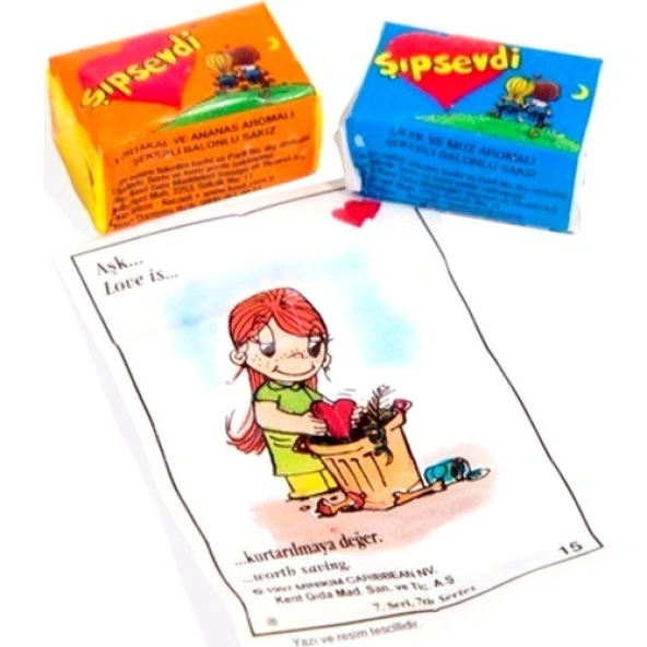 Şıpsevdi Portakal ve Ananas Aromalı Sakız 100 lü - 2