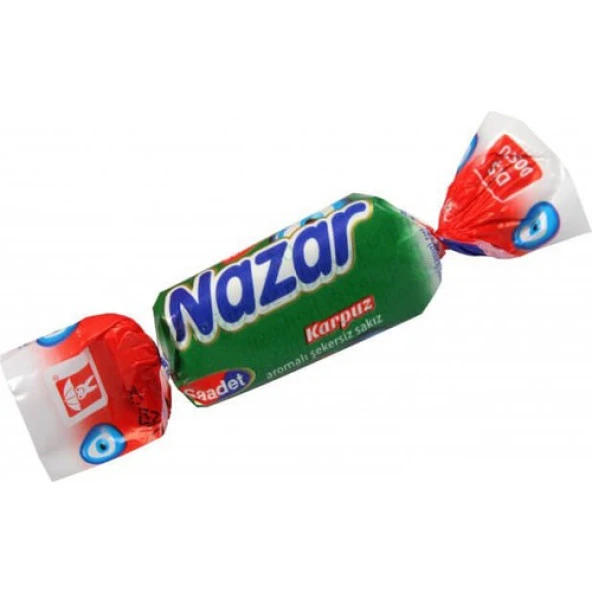Nazar Karpuz Aromalı Sakız 100 lü