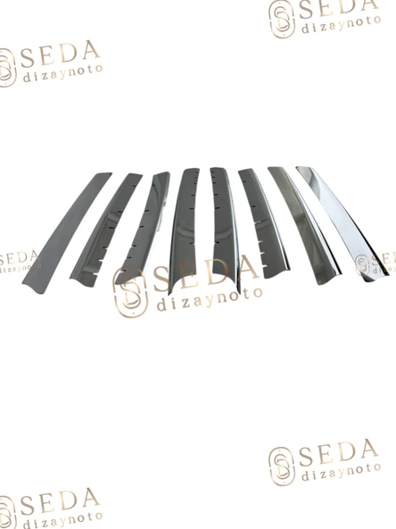 VW T4 Transporter Van 1995 > 2003 Ön Panjur 8 Prç. P. Çelik- Caravelle-Multivan ürün görseli