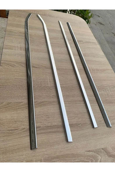 Tofaş Cam Çıtası Krom Doğan Şahin 4 Parça Kalıplı Yeni Model Paslanmaz Çelik - Resim 5