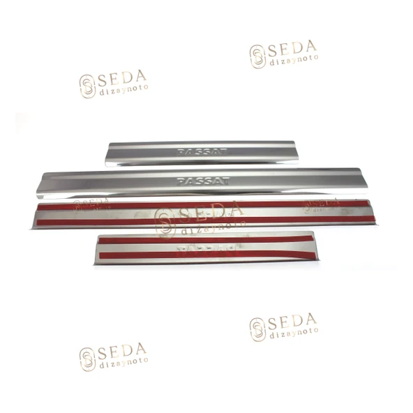 VW Passat B6 (3c) SD 2005 > 2015 Kapı Eşiği 4 Prç. P. Çelik - Resim 3