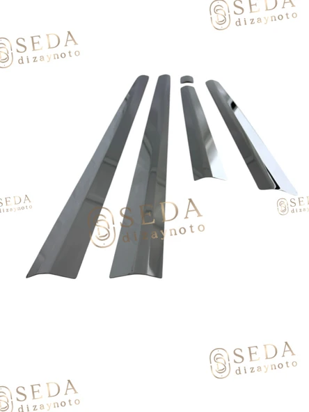 VW T5 Transporter Van 2003 > Yan Kapı Çıtası 5 Prç. P. Çelik - Kısa Şase ürün görseli