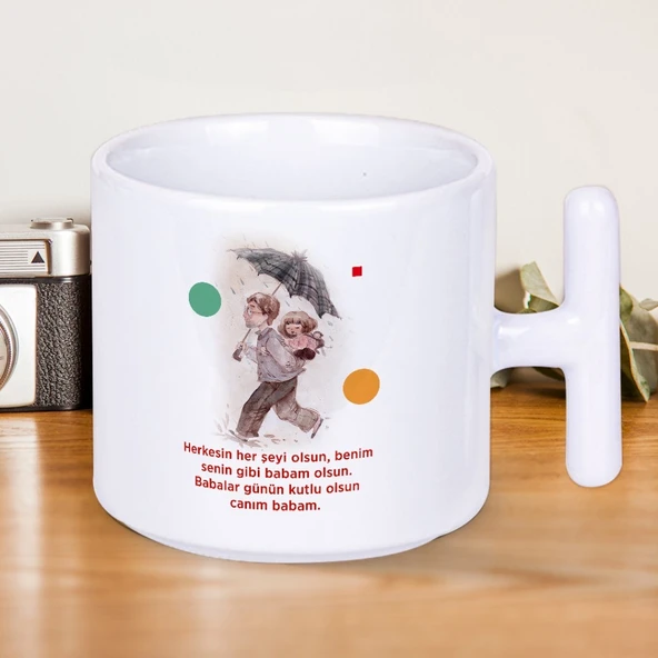 Babalara Özel T Kupalarla İçten Bir Mesaj Verin! ürün görseli