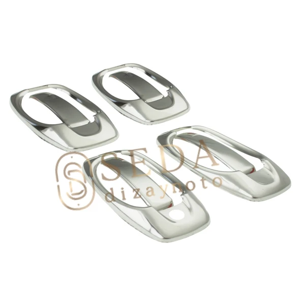 Citroen Nemo Minivan/Mpv 2007 > Kapı Kolu 4 Kapı 8 Prç. P. Çelik (Set) - Resim 2