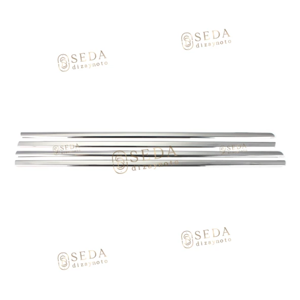 Dacia Logan Facelift SD 2008 > 2013 Cam Çıtası 4 Prç. P. Çelik - Resim 3