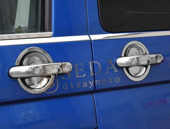 VW Caddy Mini Van 2003 > Dış Kapı Kolu Tasi 4 Prç. P. Çelik - Resim 5