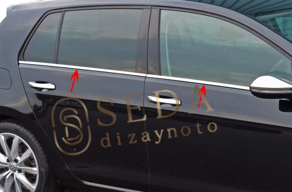 VW Golf 5 HB 2004 > 2009 Cam Çıtası 4 Prç. P. Çelik - Resim 4