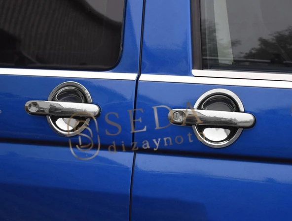 VW Caddy Mini Van 2003 > Dış Kapı Kolu Tasi 4 Prç. P. Çelik - Resim 4